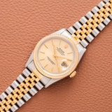 1991 Rolex Datejust Rare Chapter Ring Dial (Ref. 16233)