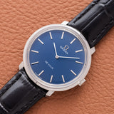 Omega De Ville Blue Dial Ultra Slim