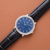 Omega De Ville Blue Dial Ultra Slim