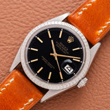 1973 Rolex Datejust Gilt Matte Black Dial (Ref. 1603)