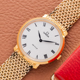 1974 Omega De Ville Roman Dial W/ Rare Bracelet - Box (Ref. 111.0107)