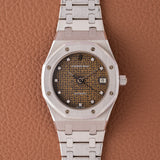 Audemars Piguet Royal Oak White Gold Tropical Dial - Box and Papers (Ref. 14790BC)