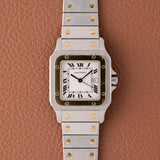 Cartier Santos Carrée Two Tone Unpolished - Box and Papers (Ref. 2961)