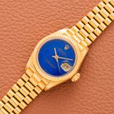 1979 Rolex Datejust Yellow Gold Lapis Dial (Ref. 6917)