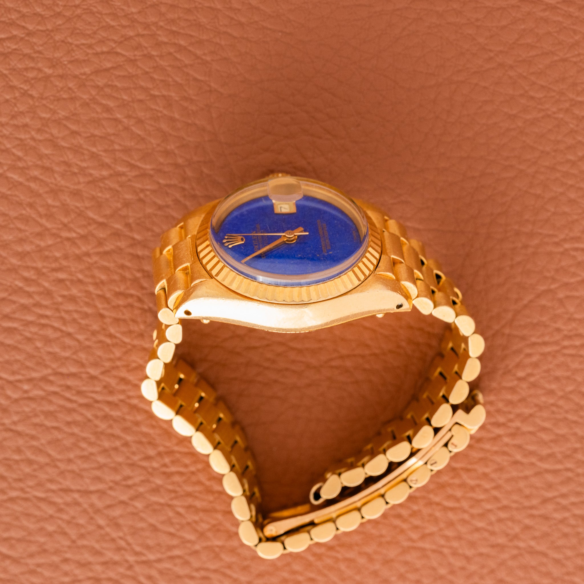 1979 Rolex Datejust Yellow Gold Lapis Dial (Ref. 6917