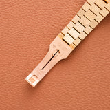 1980s Rolex Day-Date Yellow Gold Blue Dial - Italian Date Wheel (Ref. 18038)