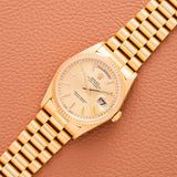 Rolex Day-date Yellow Gold Tapestry Dial - Box & Papers (Ref. 18238)