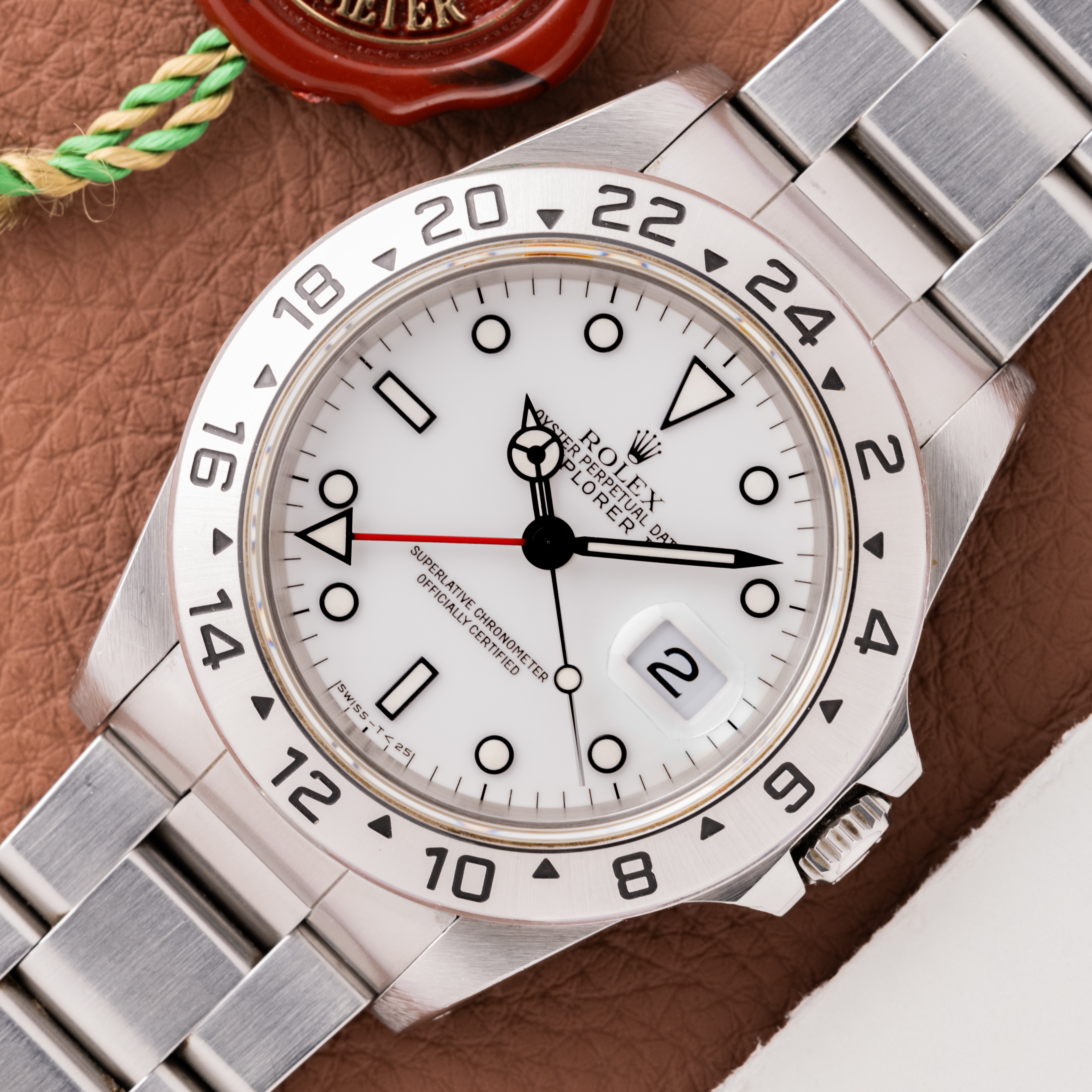 1996 Rolex Explorer II Polar Tritium - Papers (Ref. 16570