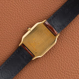 Cartier Santos Dumont Extra Plat - Pouch & Deployant (Ref. 96054)