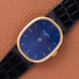 1970s Patek Philippe Ellipse Blue Dial - Purplish Patina (Ref. 3648)