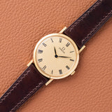 1972 Omega Ultra Slim Dress Watch - Solid Gold (Ref. D6672)