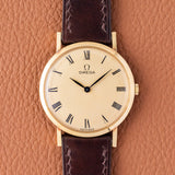1972 Omega Ultra Slim Dress Watch - Solid Gold (Ref. D6672)