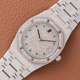 1990s Audemars Piguet Royal Oak White Gold Pave (Ref. 56342BC)