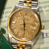 1987 Rolex Datejust 16013 Linen DIal With A Complete Set