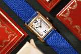 NOS 1996 Cartier Tank Must De Cartier Tri-Metal Roman Complete Set **UNWORN**