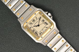 Cartier Santos Galbee Two-Tone Ivory Dial