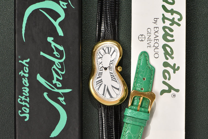 1996 Exaquo Softwatch "Salvador Dali" With Box and Papers (2x Straps)