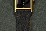 Cartier Tank Must De Cartier Black Dial With Original Strap and Buckle MINT