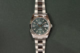 May 2023 Rolex Datejust 126334 Green Motif Brand New Complete Set