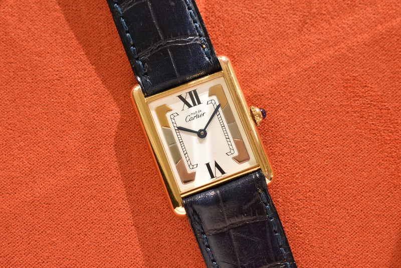 Cartier Tank Must De Cartier Tri-Metal Roman