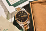 1989 Rolex Datejust 16233 Tapestry With Box, Papers, Service and Extra Dial