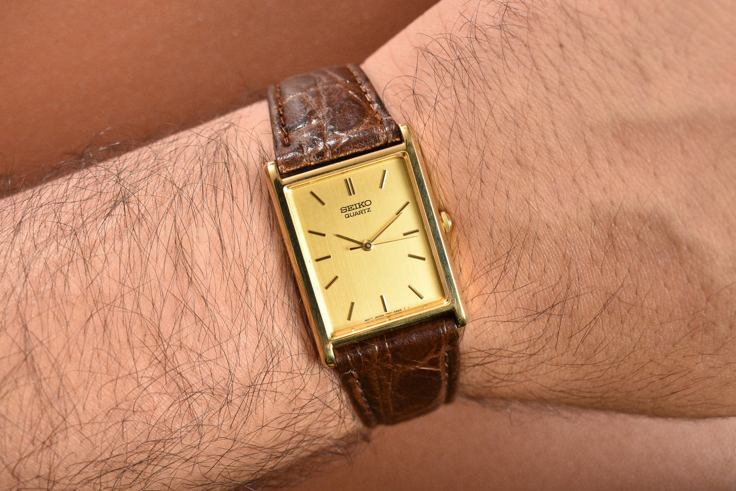 Seiko Tank With Orignal Strap and Buckle Huntington Company