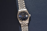 1972 Rolex Datejust 1601 Blue Sigma Dial
