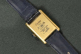 Cartier Tank Must De Cartier 'Lapis' Blue Dial MINT Condition