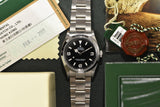 2007 Rolex Explorer 1 114270 Complete Set With Engraved Rehaut