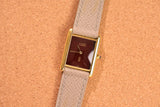 Cartier Tank Must De Cartier Burgundy Red Dial