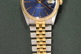 1989 Rolex Datejust 16233 Blue Dial