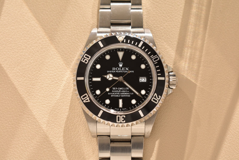 2005 Rolex Sea-Dweller 16600 Complete Set W/ Open Papers