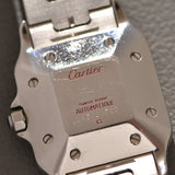 Cartier Santos Carree Steel Godron Bracelet