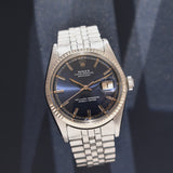 1972 Rolex Datejust 1601 Blue Sigma Dial