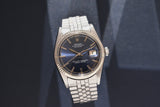 1972 Rolex Datejust 1601 Blue Sigma Dial