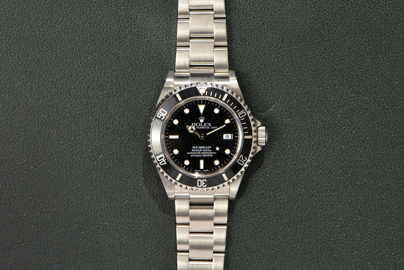 2002 Rolex Sea-Dweller 16600 Complete Set
