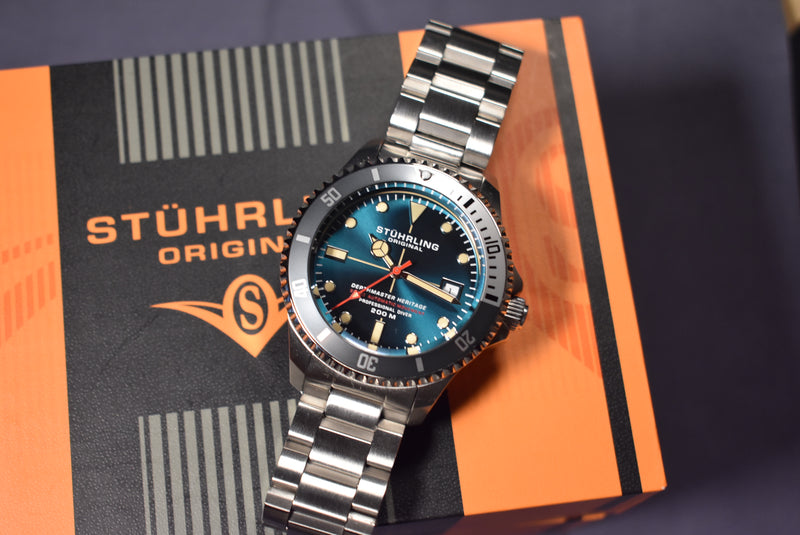 Stuhrling Depthmaster Heritage - Brand New