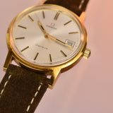 Omega Genève Date "Champagne and Gold"