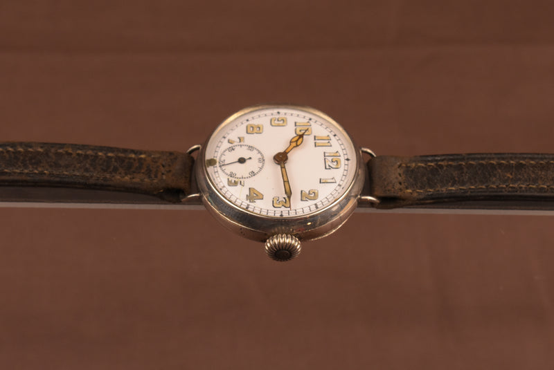 WW1 Sterling Silver Trench Watch Unbranded