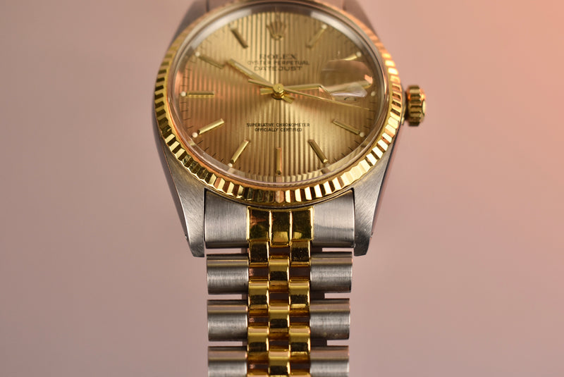 1987 Rolex Datejust 16013 Tapestry Dial