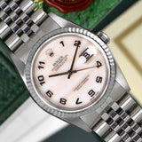 2000 Rolex Datejust Factory Pearl Dial With A Complete Set