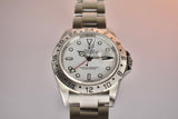 Rolex Explorer 16570 Polar with Box, booklets and Service Papers