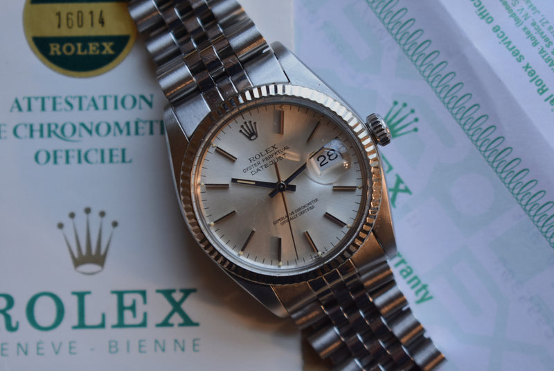 Rolex Datejust ref. 16014 w/ Papers