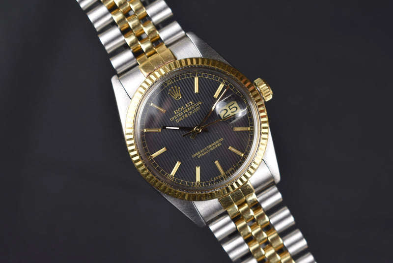 Rolex Datejust 16013 Tapestry with Box and Papers