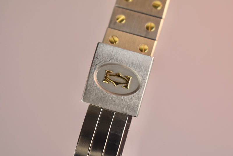 1980s Cartier Santos Carree Spider dial