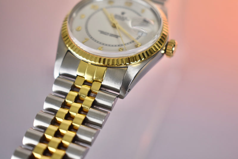 Rolex Datejust 16013 Boiler Gauge with Service Papers