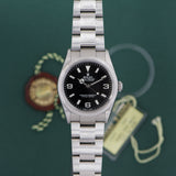 2008 Rolex Explorer 1 114270 with Hang Tags and Bezel Cover