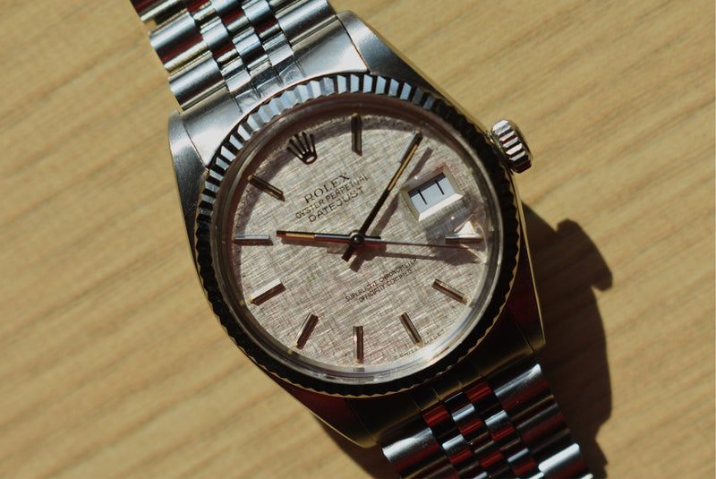 Rolex Datejust ref 16014 Linen