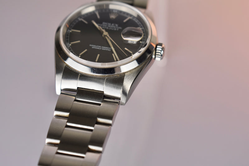 Rolex Datejust 16200 Black Dial