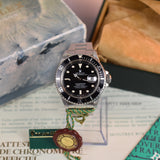 1991 Rolex Submariner 16610 Tritium with Box and Papers